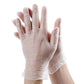 10 Boxes Extra Thick Disposable Latex Gloves - Small, Clear (Box of 50)
